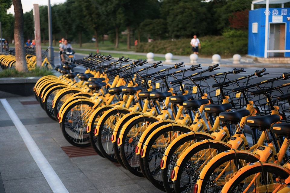 public bikes in China